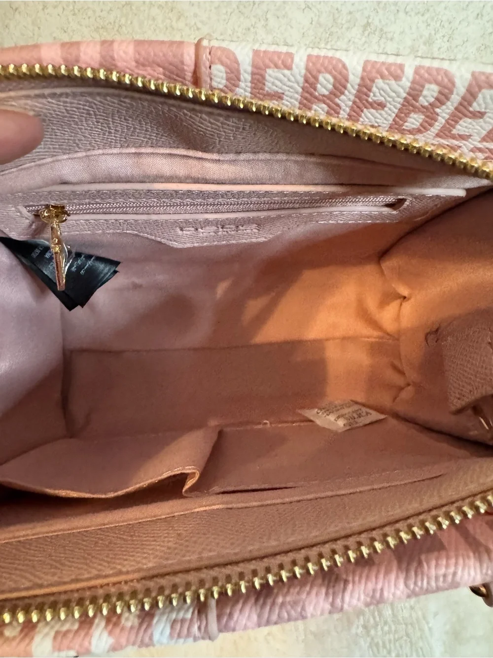 bebe Pink Ailey Logo Tote Bag